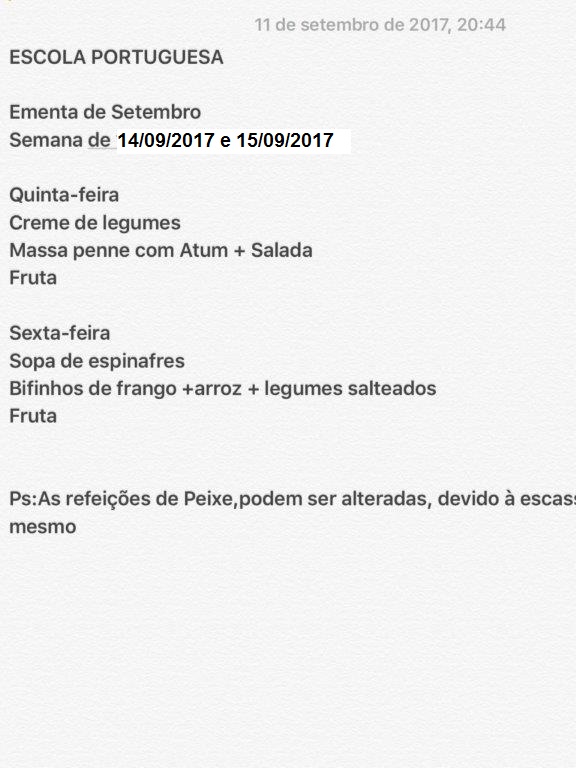 EMENTA DE 14 DE SETEMBRO E 15 DE SETEMBRO